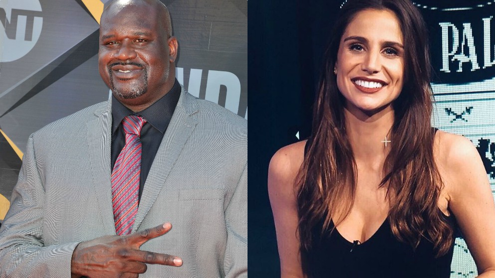 Shaquille O’Neal y Lucía Villalón.