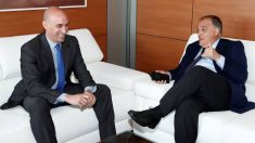 Luis Rubiales y Javier Tebas tendrán que negociar para que el Girona-Barcelona se dispute en Miami.