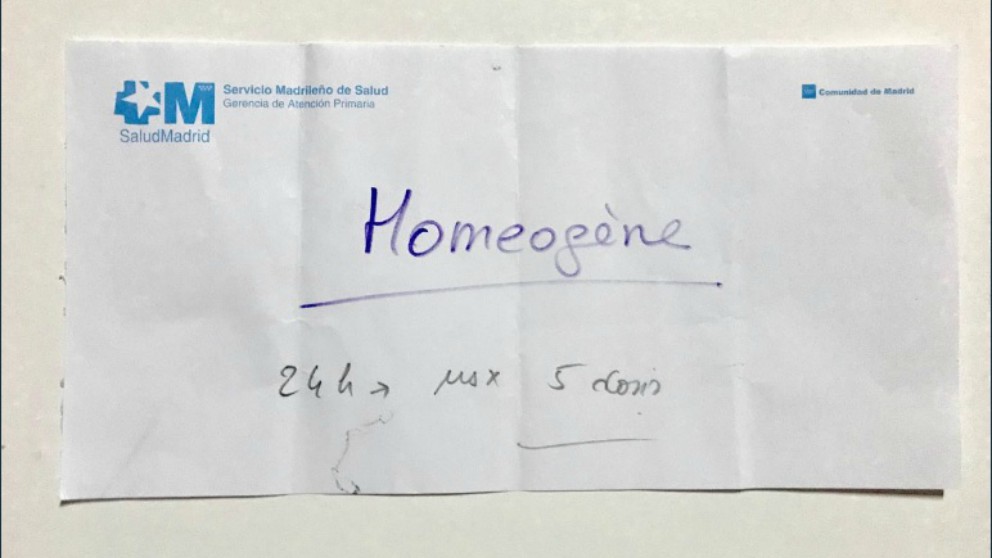 Viral: padre denuncia que una médica recetó homeopatía a su hijo