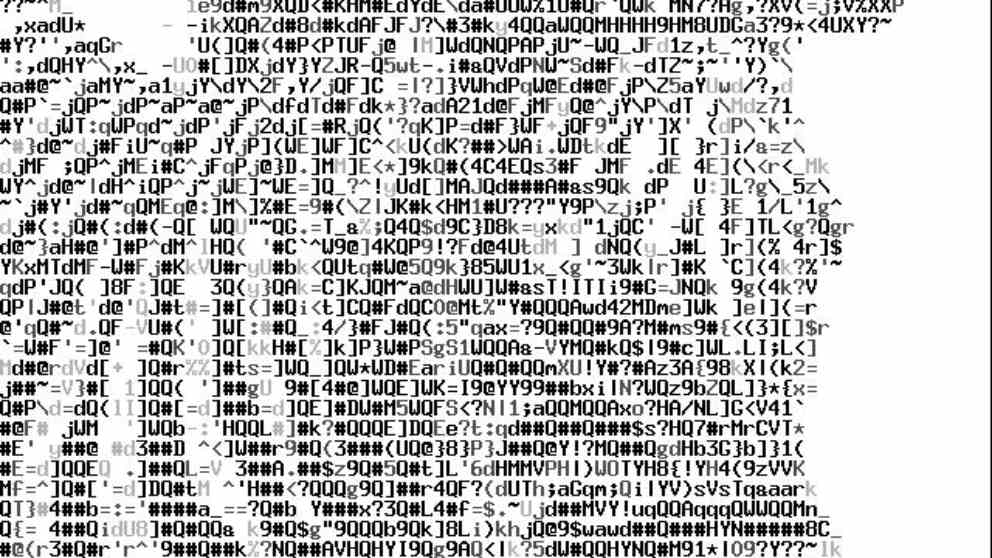 Qué es el arte ASCII