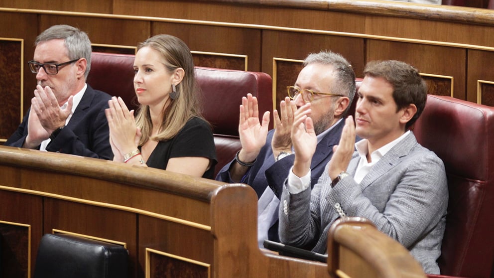 Albert Rivera en el Congreso de los Diputados. (Foto: Francisco Toledo)