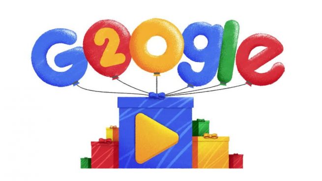 Google celebra 20 años