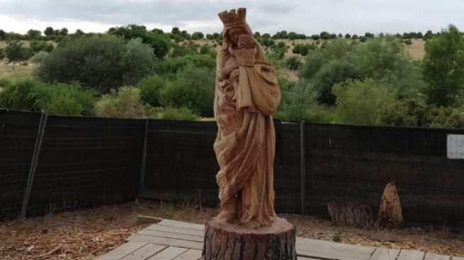 El PSOE pide que se arranque la talla de la Virgen del Abrazo del antiguo Parque Felipe VI