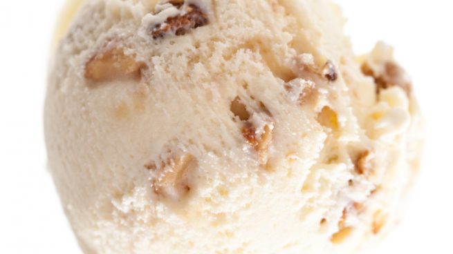 helado de nueces de macadamia