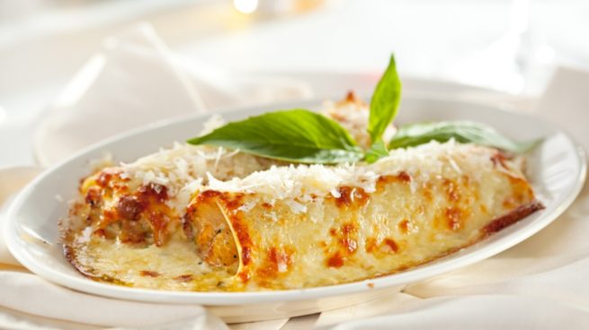 Receta De Canelones De Pollo Y Setas