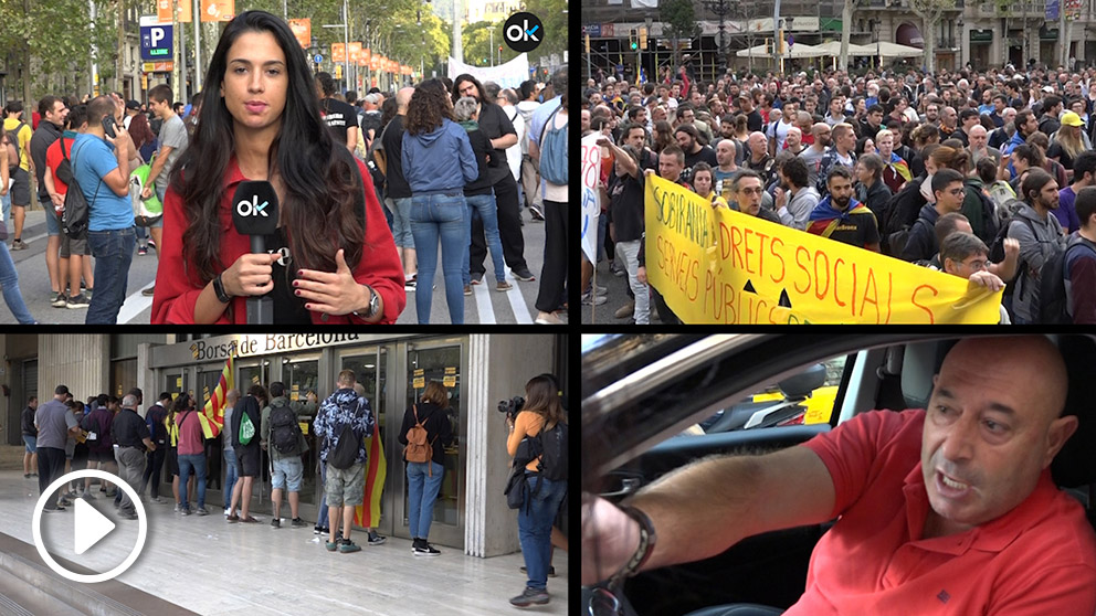 Los CDR colapsan las calles de Barcelona