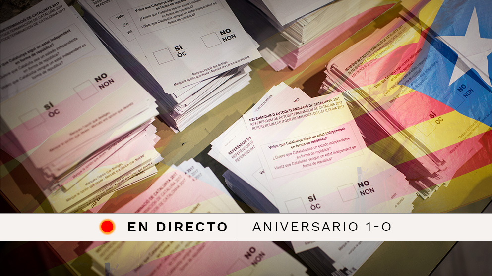 Aniversario 1-O: Sigue en directo la última hora de Cataluña.