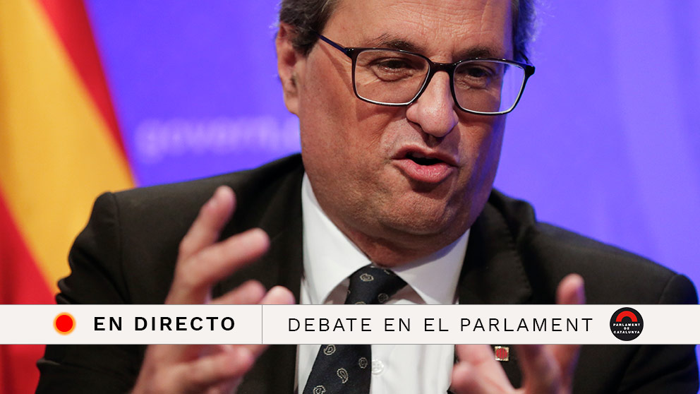 Sigue en directo el Pleno del Parlament de Cataluña tras los incidentes ocurridos durante el aniversario del 1-O.