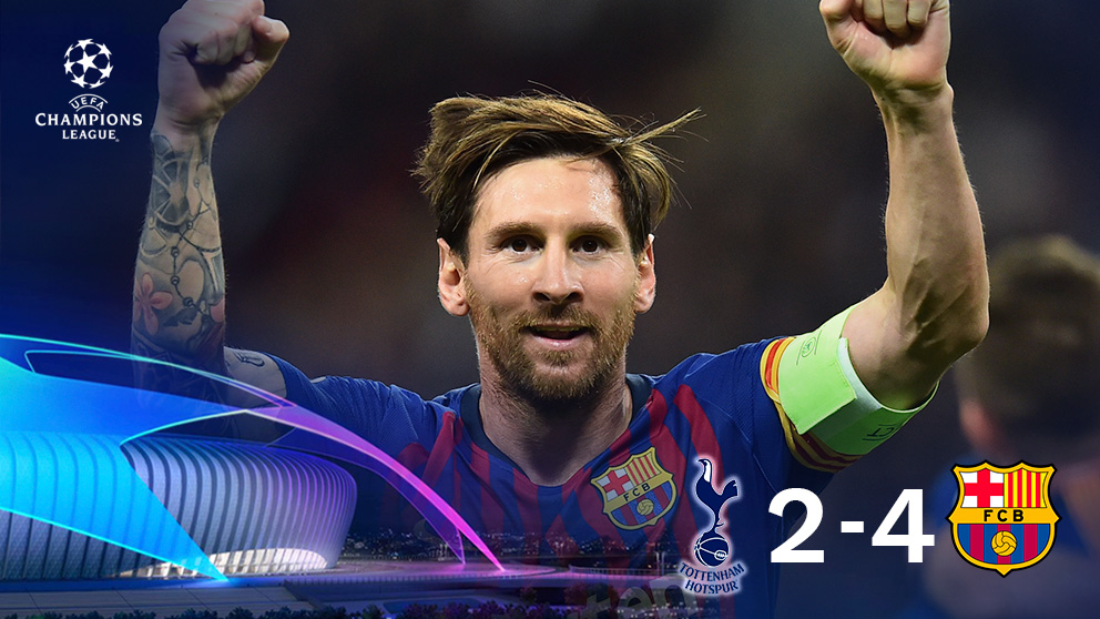 Leo Messi marcó dos goles en Wembley y salvó al Barcelona de su crisis.