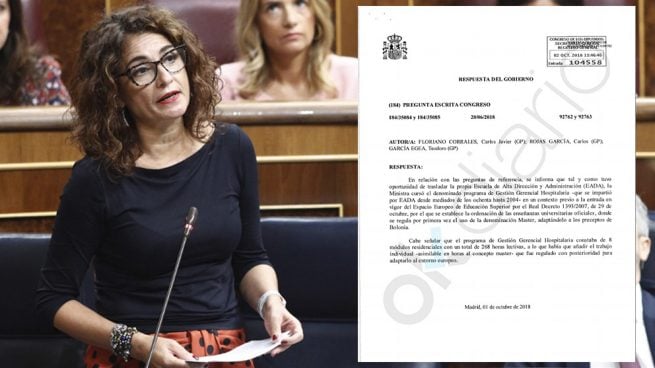 La ministra de Hacienda, María Jesús Montero. (Foto: EFE/OKDIARIO)