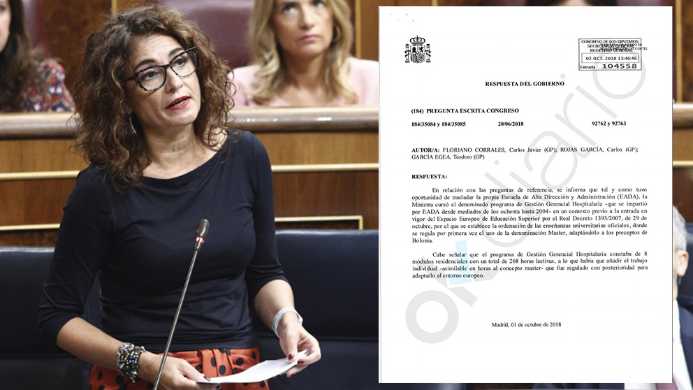 La ministra de Hacienda, María Jesús Montero. (Foto: EFE/OKDIARIO)