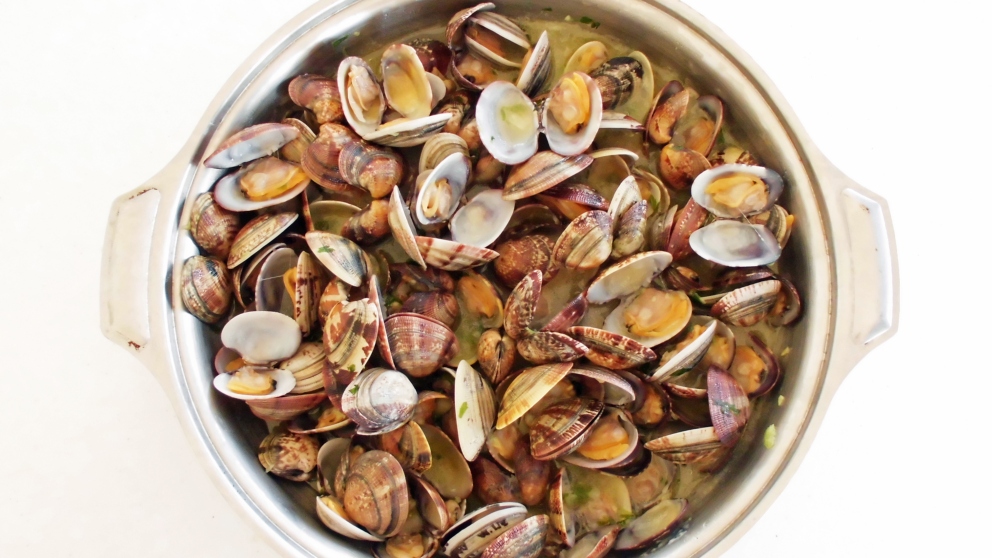 Receta de berberechos en salsa verde