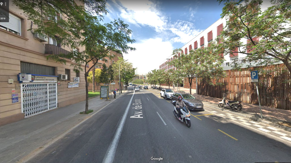 Avenida de Borbón en Barcelona (Foto: Google Street View)