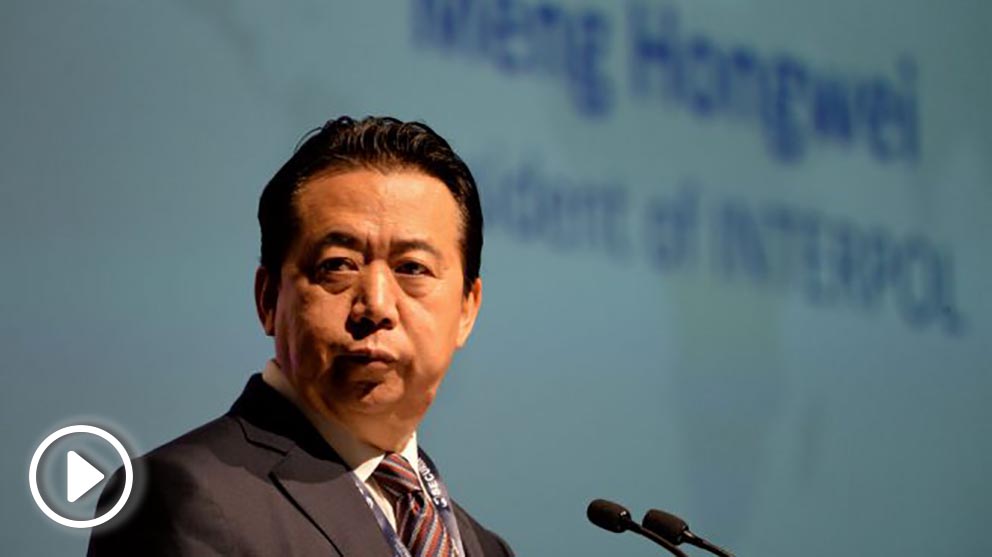 Hongwei Meng, Director de Interpol (AFP)