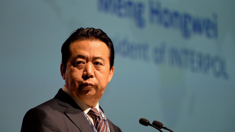 Meng Hongwei, ex director de Interpol (AFP)