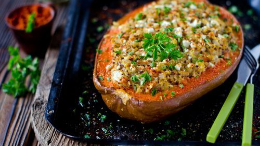 Receta de Calabaza bonetera rellena fácil de preparar