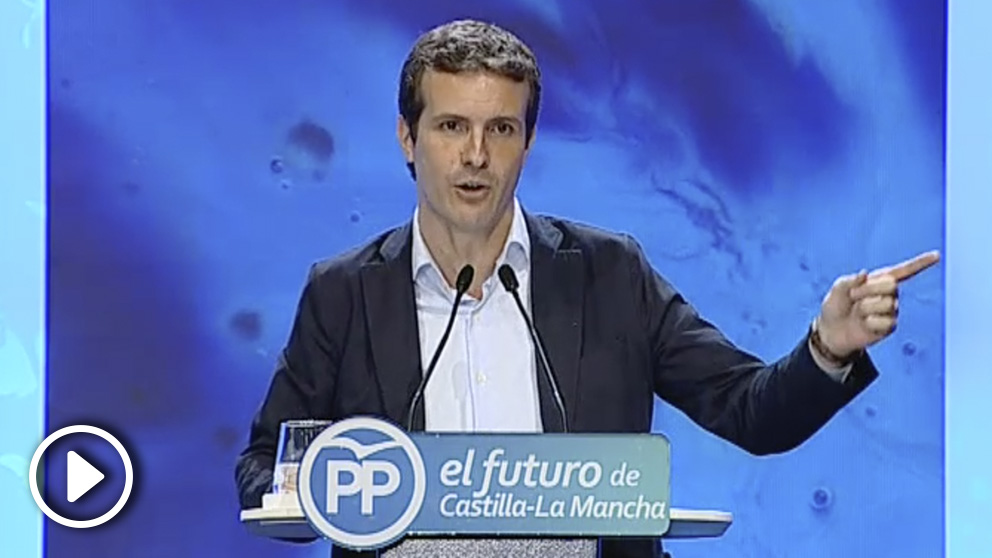 El presidente del PP Pablo Casado.
