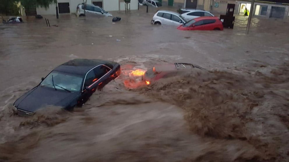 Inundaciones en Mallorca.