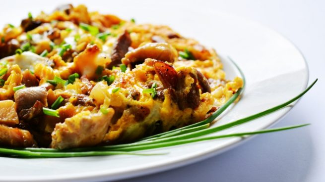 Revuelto de setas receta facil