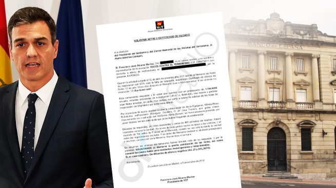 La víctimas demandarán a Sánchez si no publica las actas de las reuniones de ZP con ETA