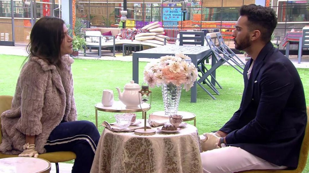 Suso y Miriam en la hora del té de ‘GH VIP 2018’