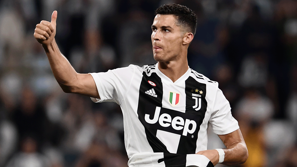 Cristiano Ronaldo, en un partido con la Juventus. (AFP)