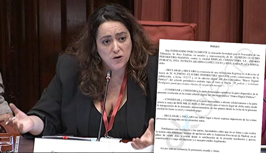 La periodista de Público Patricia López