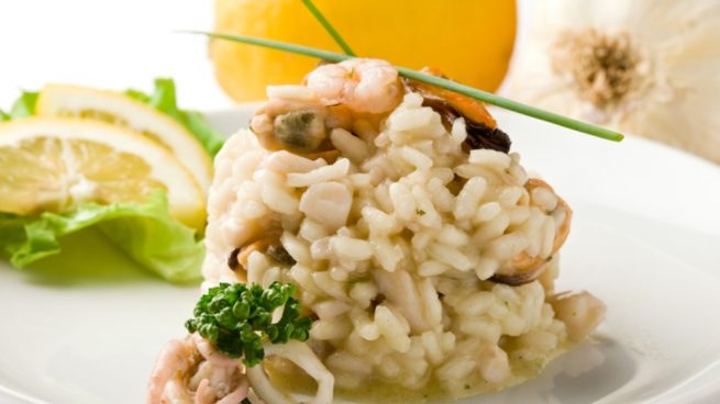 Risotto de berberechos