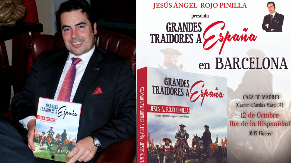 Jesús Á. Rojo presenta ‘Grandes traidores a España’ en Barcelona.