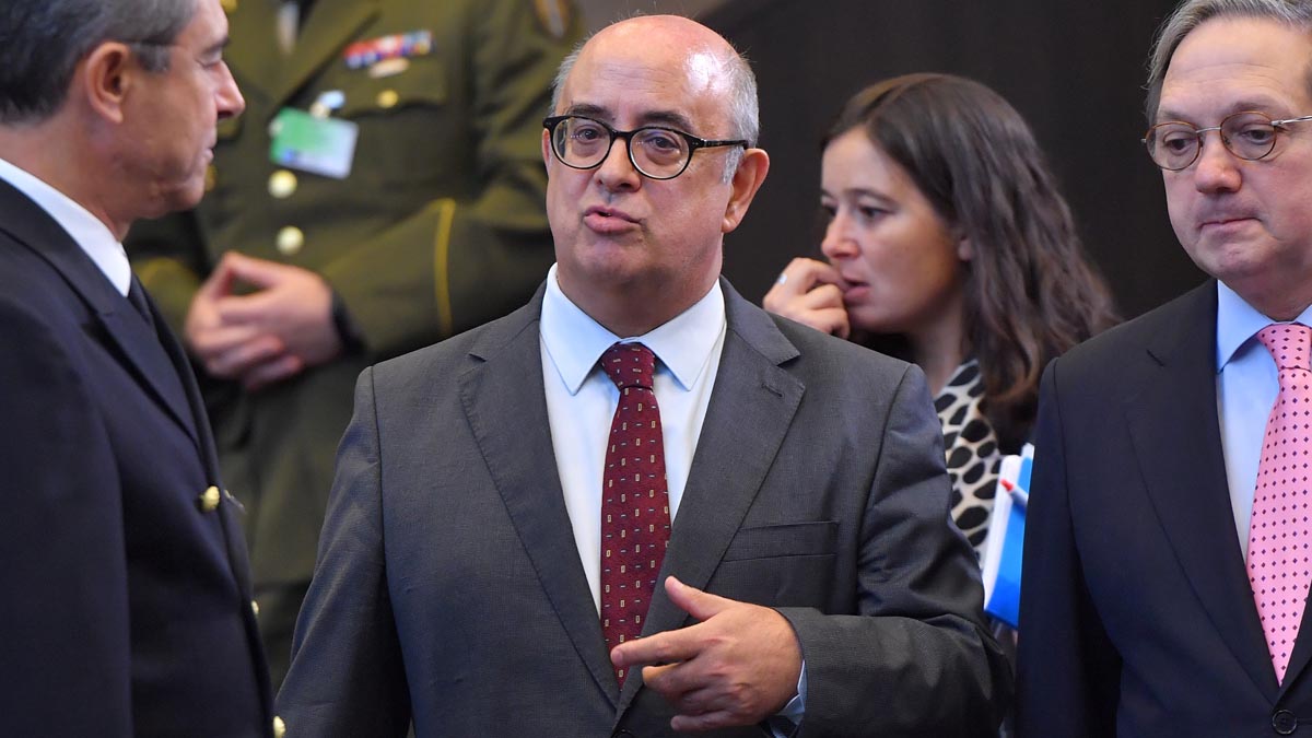 Ministro de Defensa portugués, José Azeredo. Foto: AFP