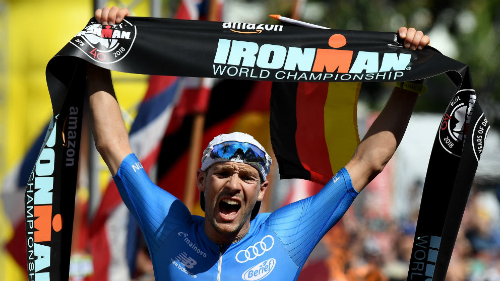 Lange, ganador del Ironman de Hawái. (Getty)