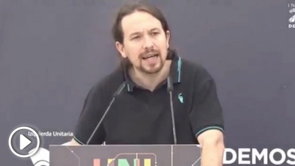 Pablo Iglesias: «Al Rey de España no le ha elegido nadie, pido menos patriotismo de protocolo y más de las cosas de comer».