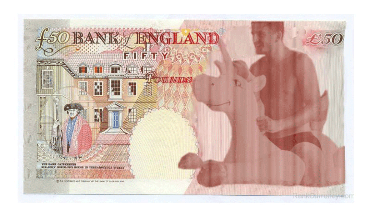 Imagen de Maguire en un billete de 50 libras que se propone a través de la plataforma Change.org