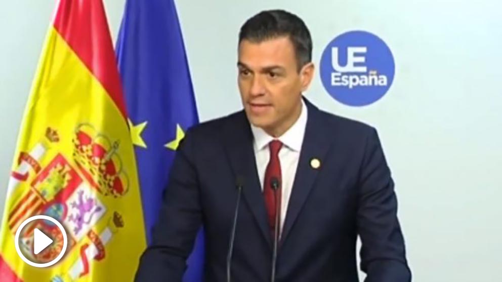 Pedro Sánchez en Bruselas.