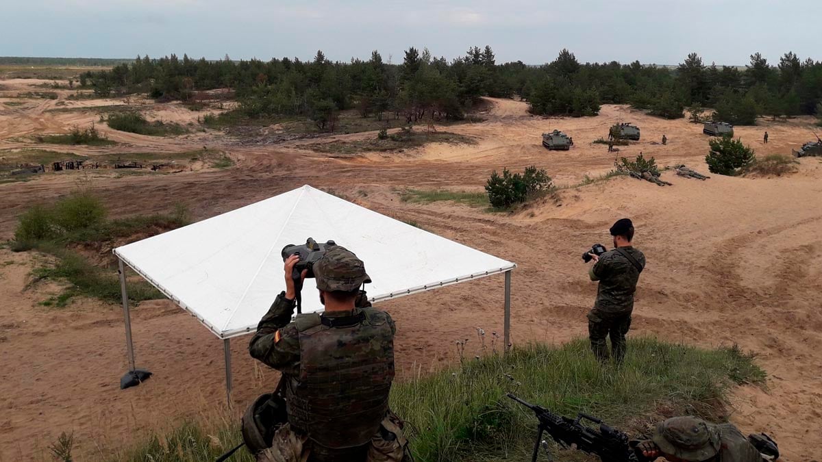 Maniobras del Ejército de Tierra. (Foto: Europapress)