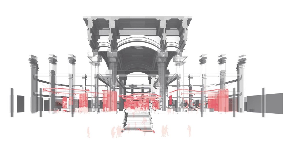 Imagen del proyecto ganador para el Palacio de Cibeles. HFE Architects :Héctor Fernández Elorza