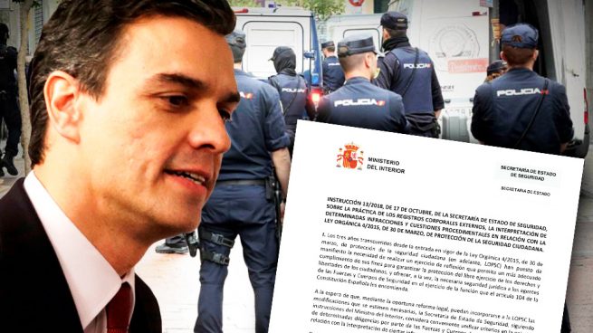 Los policías acusan a Sánchez de permitir que la extrema izquierda les acose en las calles