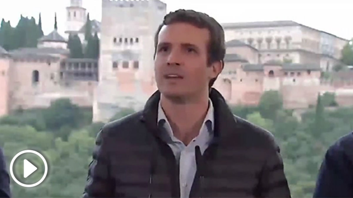 Pablo Casado este sábado en Andalucía.