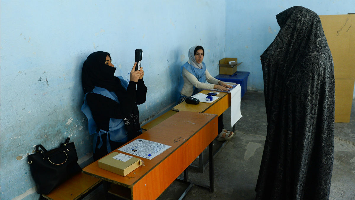 Elecciones en Afganistán (AFP).