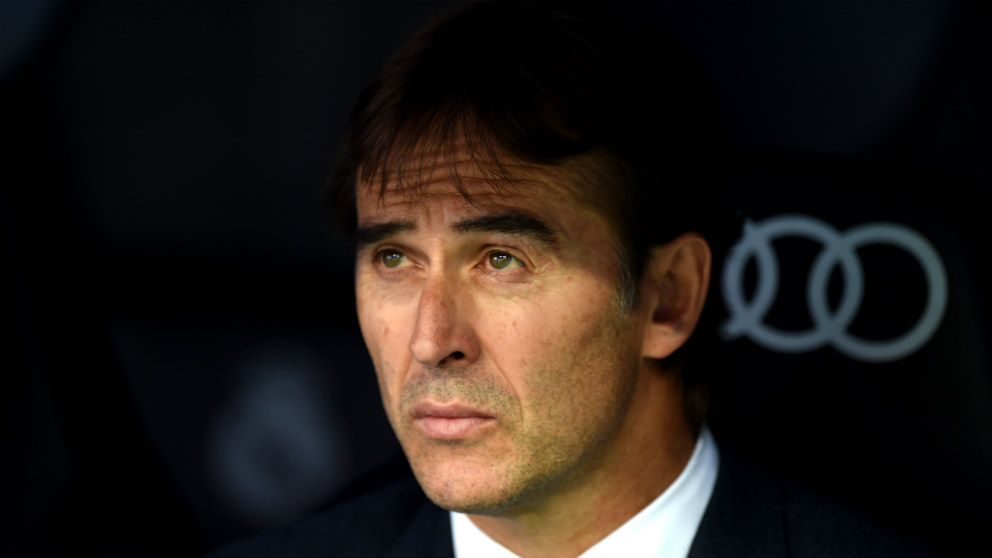 Lopetegui, en el partido ante el Levante. (EFE)