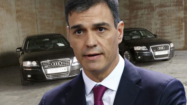 Pedro Sánchez utiliza el mismo Audi A8 que estrenó Rajoy en 2017.