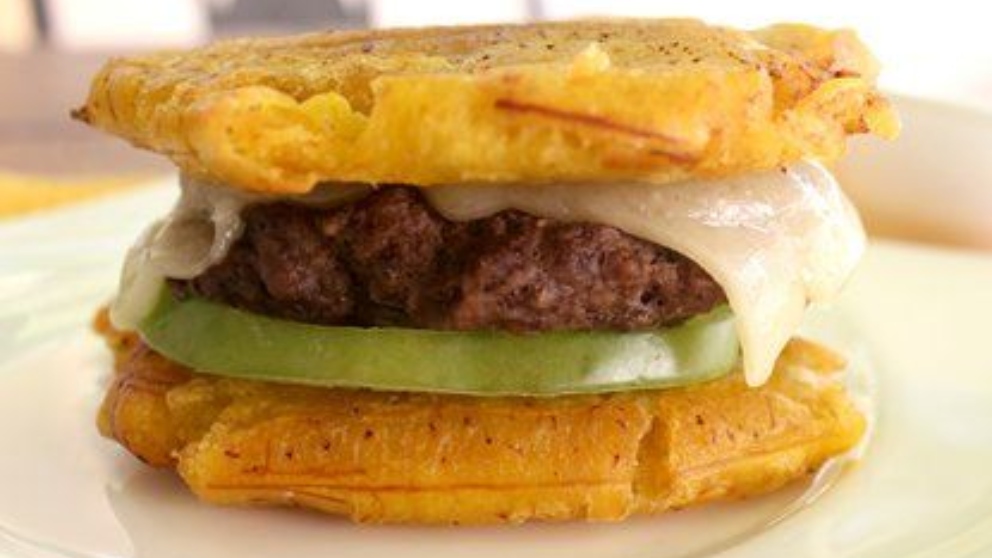 Receta de hamburguesa de plátano