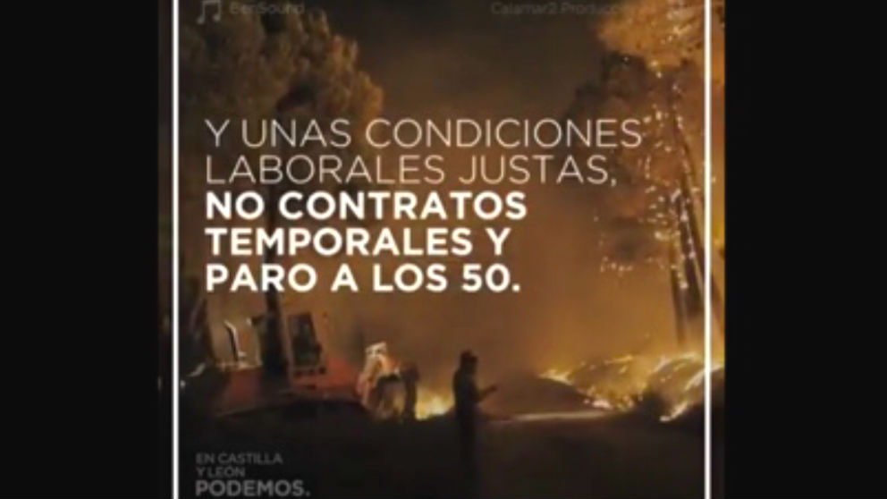 Imagen del vídeo electoral utilizado por Podemos Castilla y León