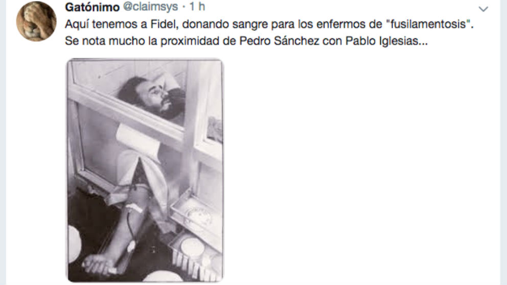 Los mejores memes de Pedro Sánchez donando sangre