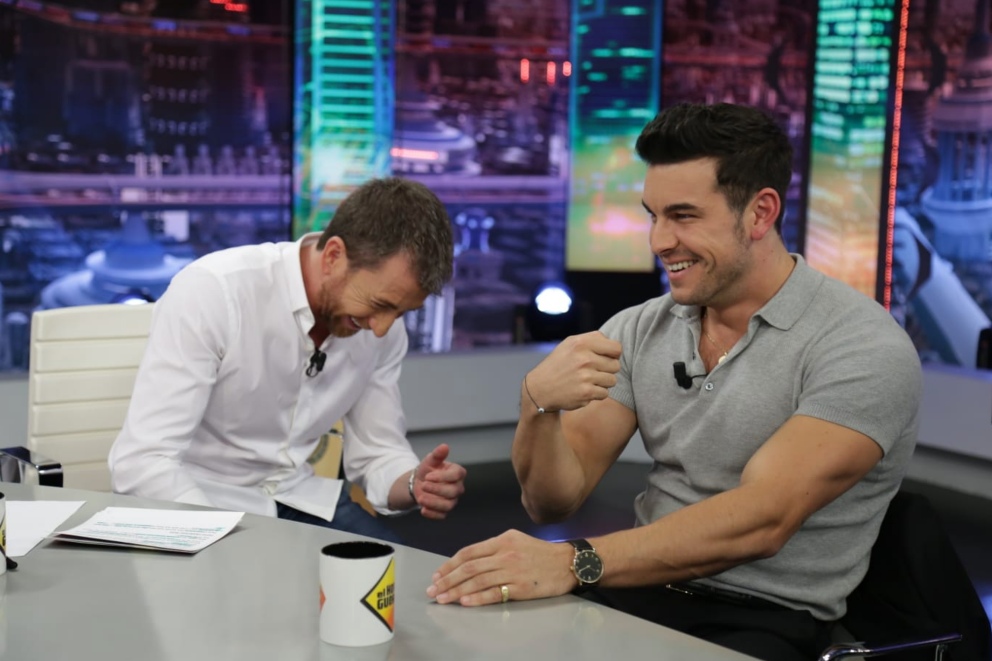 Mario Casas ayer en ‘El Hormiguero’