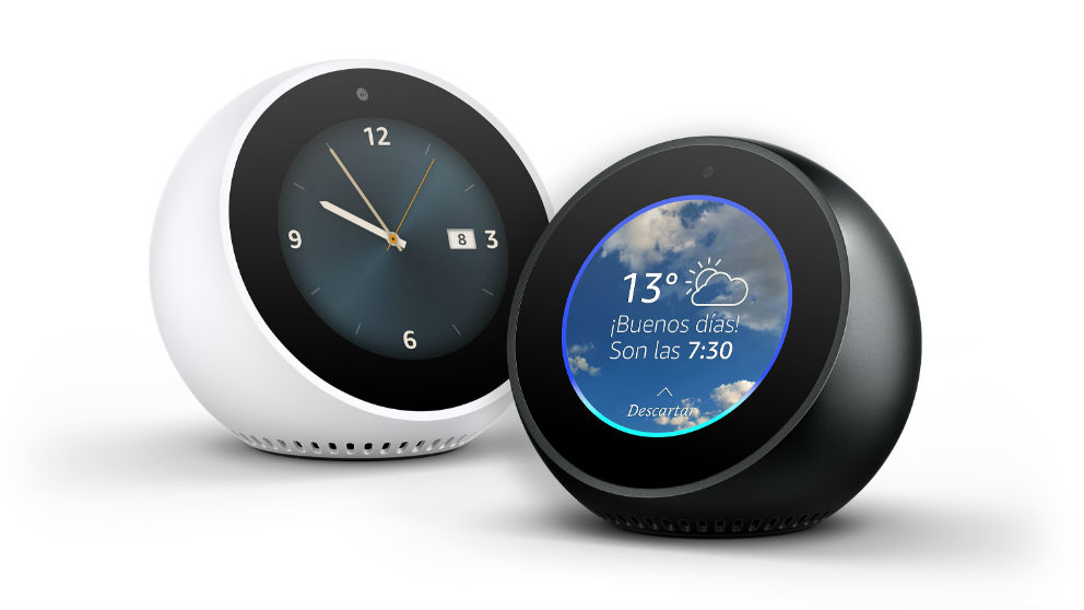 Echo Spot Black and White Spain
