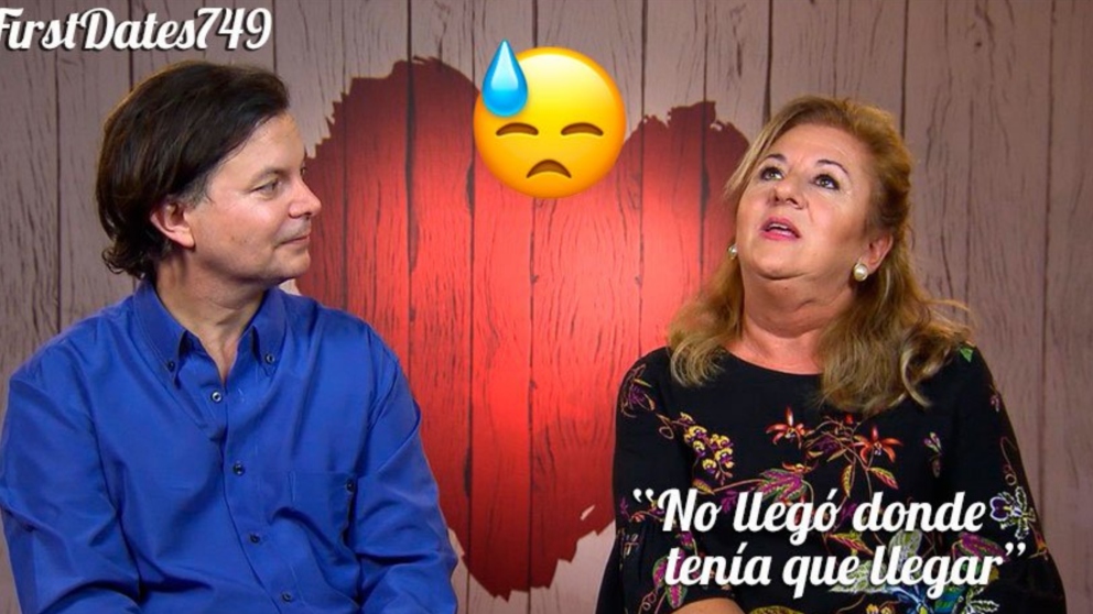 Francisco le cantó demasiado a Loli en ‘First Dates’.