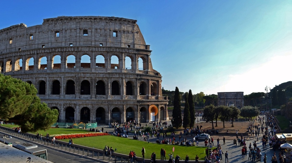 La Venatio tenía en el Coliseo de Roma uno de sus escenarios habituales.