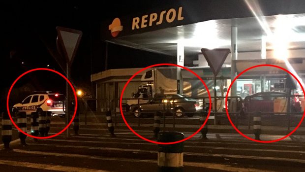 La policía francesa deposita decenas de ilegales en la frontera de Irún en furgonetas camufladas