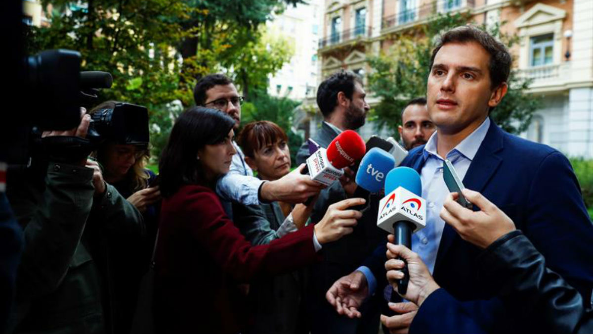 Albert Rivera este viernes (EFE).